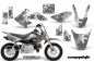 Preview: Camoplate Silver with number plates for Honda CRF50 2004-2013
