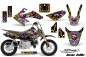 Preview: Ed-Hardy - Love Kills Black with number plates for Honda CRF50 2004-2013