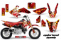 Preview: Motorhead Mandy Red with number plates for Honda CRF50 2004-2013