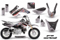 Preview: P40 Warhawk Black with number plates for Honda CRF50 2004-2013