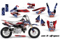 Preview: Sin and Stripes with number plates for Honda CRF50 2004-2013