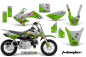 Preview: T-Bomber Green with number plates for Honda CRF50 2004-2013