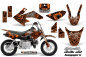 Preview: Skulls N Hammer Orange with number plates for Honda CRF50 2004-2013