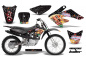 Preview: Vegas Baller Black with number plates for Honda CRF80/CRF100 2004-2010