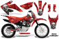 Preview: Bone Collector Red with number plates for Honda CRF80/CRF100 2011-2016