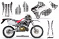 Preview: Plaid Silber ohne Nummernfeldern für Honda CRM 250 AR 1989-1999