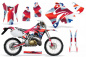 Preview: Union Jack ohne Nummernfelder für Honda CRM 250 AR 1989-1999