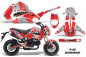 Preview: P40-Warhawk Rot für Honda Grom 125 2013-2016