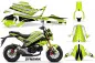 Preview: Dynamik Background = Yellow, Design color = Black for Honda Grom 125 2017-2020