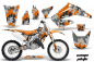 Preview: Camoplate Orange ohne Nummernfeldern für Honda CR250 1995-2015