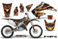 Preview: Firestorm Schwarz ohne Nummernfeldern für Honda CR250 1995-2015