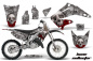 Preview: Bone Collector Silber mit Nummernfeldern für Honda CR250 1995-2015