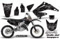 Preview: Skulls N Hammers Silber mit Nummernfeldern für Honda CR250 1995-2015