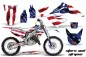 Preview: Stars and Stripes mit Nummernfelder für Honda CR250 1995-2015