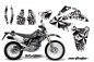 Preview: Northstar Hintergrund = Weiß, Designfarbe = Weiß ohne Nummernfeldern für Honda XR250 SM 2003-2005