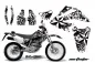 Preview: Northstar Hintergrund = Weiß, Designfarbe = Weiß ohne Nummernfeldern für Honda XR250 SM 2003-2005