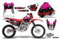 Preview: Frenzy Rot mit Nummernfeldern für Honda XR400 1996-2004