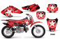 Preview: Torn Red with number plates for Honda XR70 2001-2003