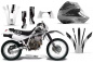 Preview: Carbon-X Silver ohne Nummernfeldern für Honda XR600R 1988-2000