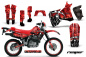 Preview: Reaper Rot mit Nummernfeldern für Honda XR650L 1993-2018