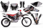 Preview: P40-Warhawk Black with number plates for Honda XR80/XR100 2001-2003