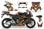 Preview: Firestorm Schwarz für Honda Sport Bike CBR 1000RR 2004-2005