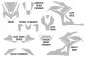 Preview: Schnittmuster für Honda Sport Bike CBR 1000RR 2006-2007