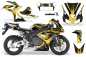 Preview: Carbon-X Gelb für Honda Sport Bike CBR 1000RR 2006-2007