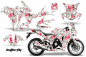 Preview: Butterfly Background = White, Design color = Red for Honda Sport Bike CBR 250R 2010-2013