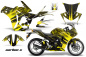 Preview: Carbon-X Gelb für Honda Sport Bike CBR 250R 2010-2013