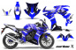 Preview: Carbon-X Blau für Honda Sport Bike CBR 500R 2013-2014