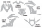 Preview: Schnittmuster für Honda Sport Bike CBR 600RR 2007-2008