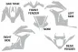 Preview: Schnittmuster für Honda Sport Bike CBR 600RR 2007-2008