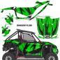 Preview: Dragon Flow Green for Honda Talon 1000X/R 2 Door 2019-2022