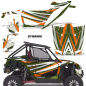 Preview: Dynamik Background = Green, Design color = Orange for Honda Talon 1000X/R 2 Door 2019-2022
