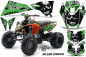 Preview: Killer Circus Background = Silver, Design color = Green for KTM SX 505 Quad