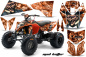 Preview: Mad-Hatter Background = Orange, Design color = Orange for KTM SX 505 Quad