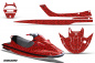 Preview: Digicamo Rot für Kawasaki Sport Tourer 1100 STX 1997-1999