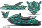 Preview: Slash Camo Teal Blau für Kawasaki 250X/260X/260LX 2007-2012