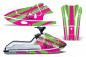 Preview: In Line Hintergrund = Pink, Designfarbe = Grün für Kawasaki K2 650 1986-1995