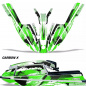 Preview: Carbon-X Grün für Kawasaki 440/550 SX 1982-1995