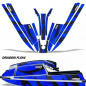 Preview: Dragon Flow Blau für Kawasaki 440/550 SX 1982-1995