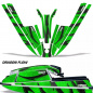 Preview: Dragon Flow Grün für Kawasaki 440/550 SX 1982-1995