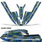 Preview: Slash Camo Blau für Kawasaki 440/550 SX 1982-1995