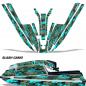 Preview: Slash Camo Teal Blau für Kawasaki 440/550 SX 1982-1995
