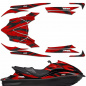 Preview: Dragon Flow Rot für Kawasaki Ultra 300X/310X 2011-2021