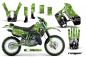 Preview: Reaper Grün mit Nummernfeldern für Kawasaki KDX200 1989-1994