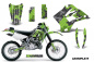 Preview: Camoplate Grün ohne Nummernfeldern für Kawasaki KDX200 1995-2006