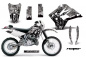 Preview: Reaper Silber ohne Nummernfeldern für Kawasaki KDX200 1995-2006