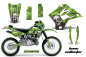 Preview: Bone Collector Grün mit Nummernfeldern für Kawasaki KDX200 1995-2006